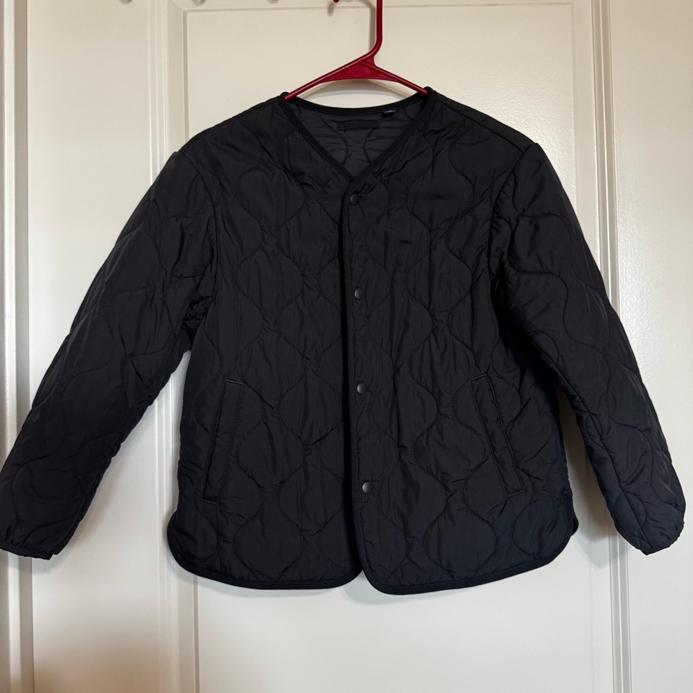 Uniqlo Kid Black Quilted Jacket